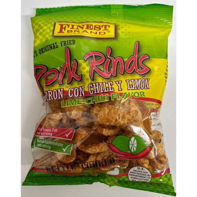 Pork Rinds Lime- Chile Flavor - 3201