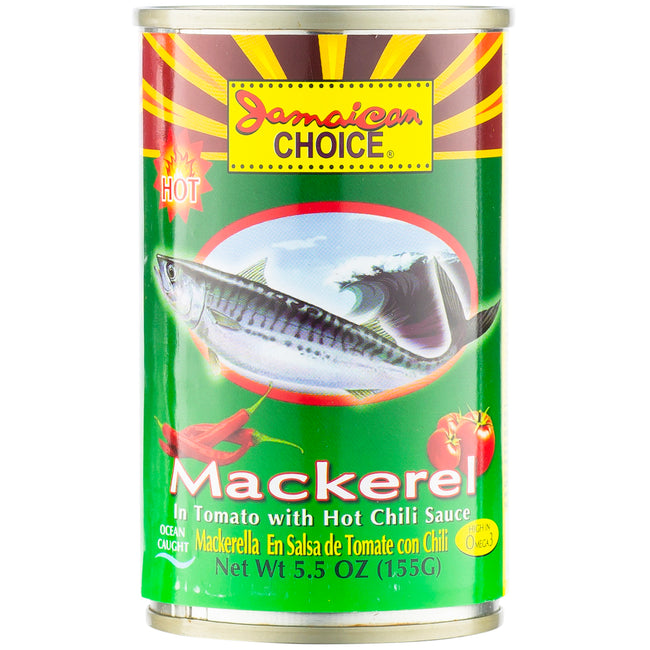 Mackerel In Tomato Sauce With HOT Chilli Sauce - 5.5 Oz